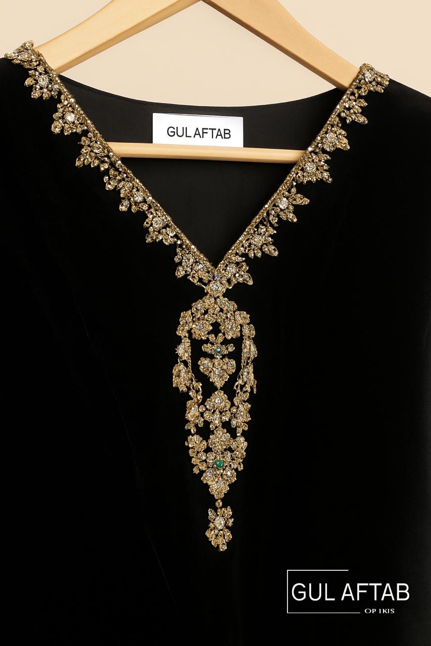 Black kaftan