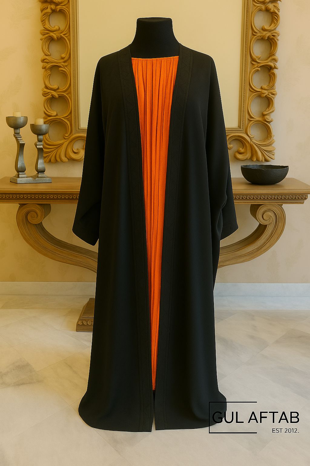 Black rust Abaya