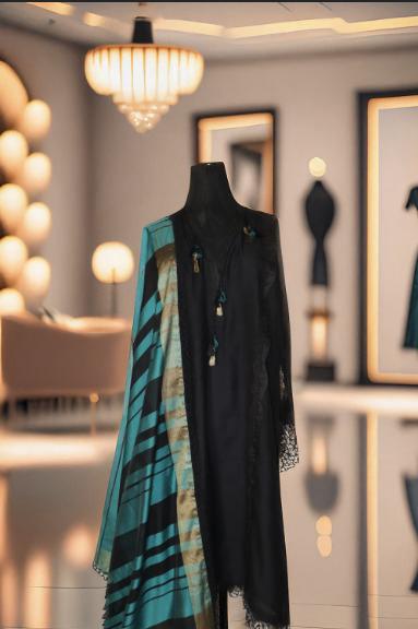 Black pure cotton net shirt