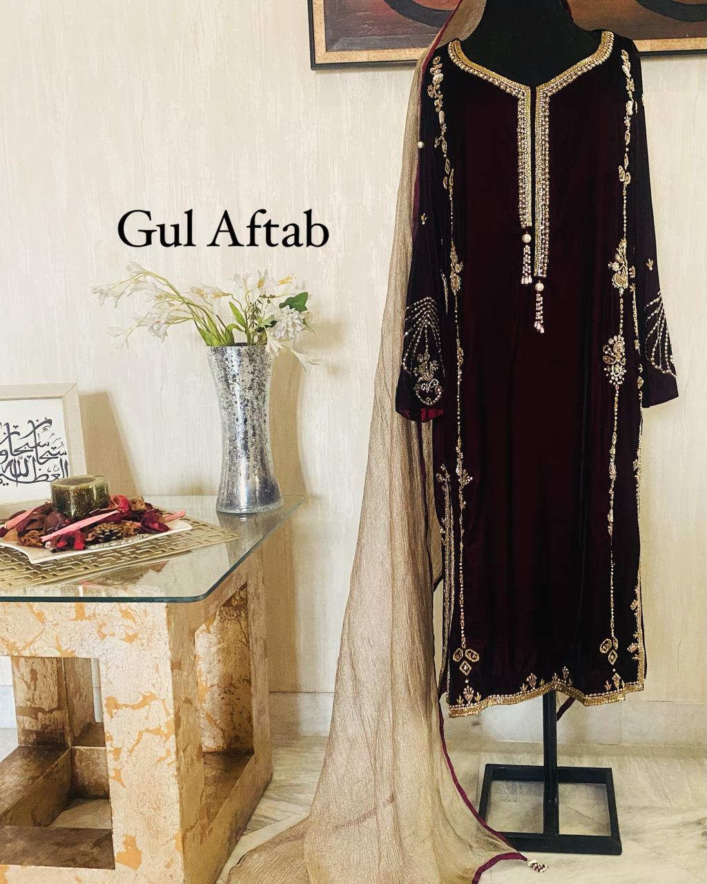 Eastern charm velvet shirt