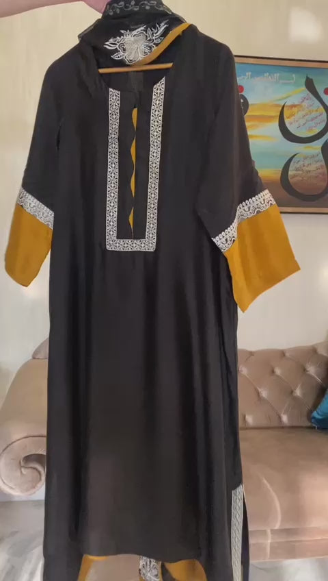 Cotton-net Shirt & Dupatta